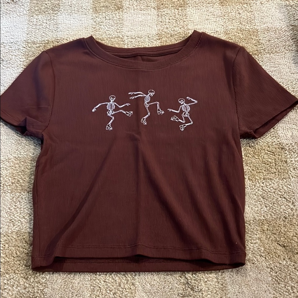 Aeropostale Burgundy Graphic Tee